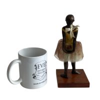 Alternative view of Vintage Dutch Decorative Resin Reproduction of Degas Little Dancer Ballerina by Houseion Statue c1980s / EVE