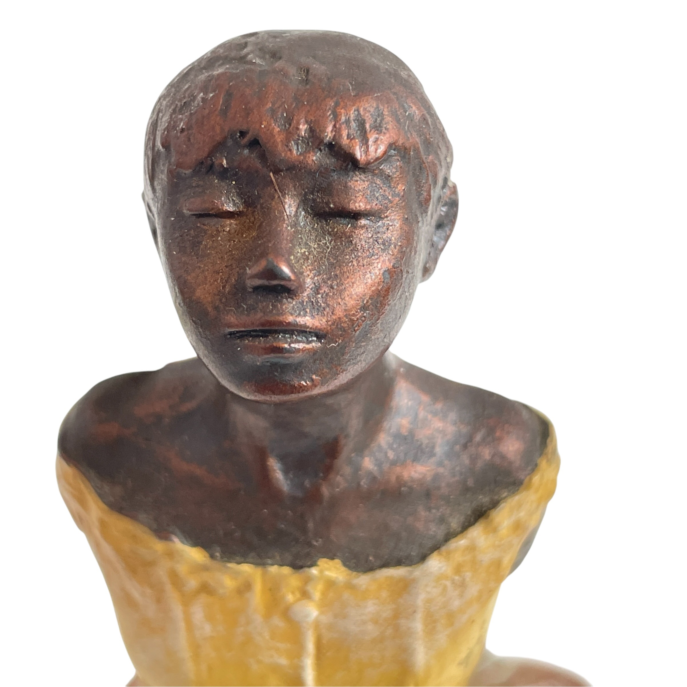 Vintage Dutch Decorative Resin Reproduction of Degas Little Dancer Ballerina by Houseion Statue c1980s / EVE 3 Vintage Dutch Decorative Resin Reproduction of Degas Little Dancer Ballerina by Houseion Statue c1980s / EVE - Image 3