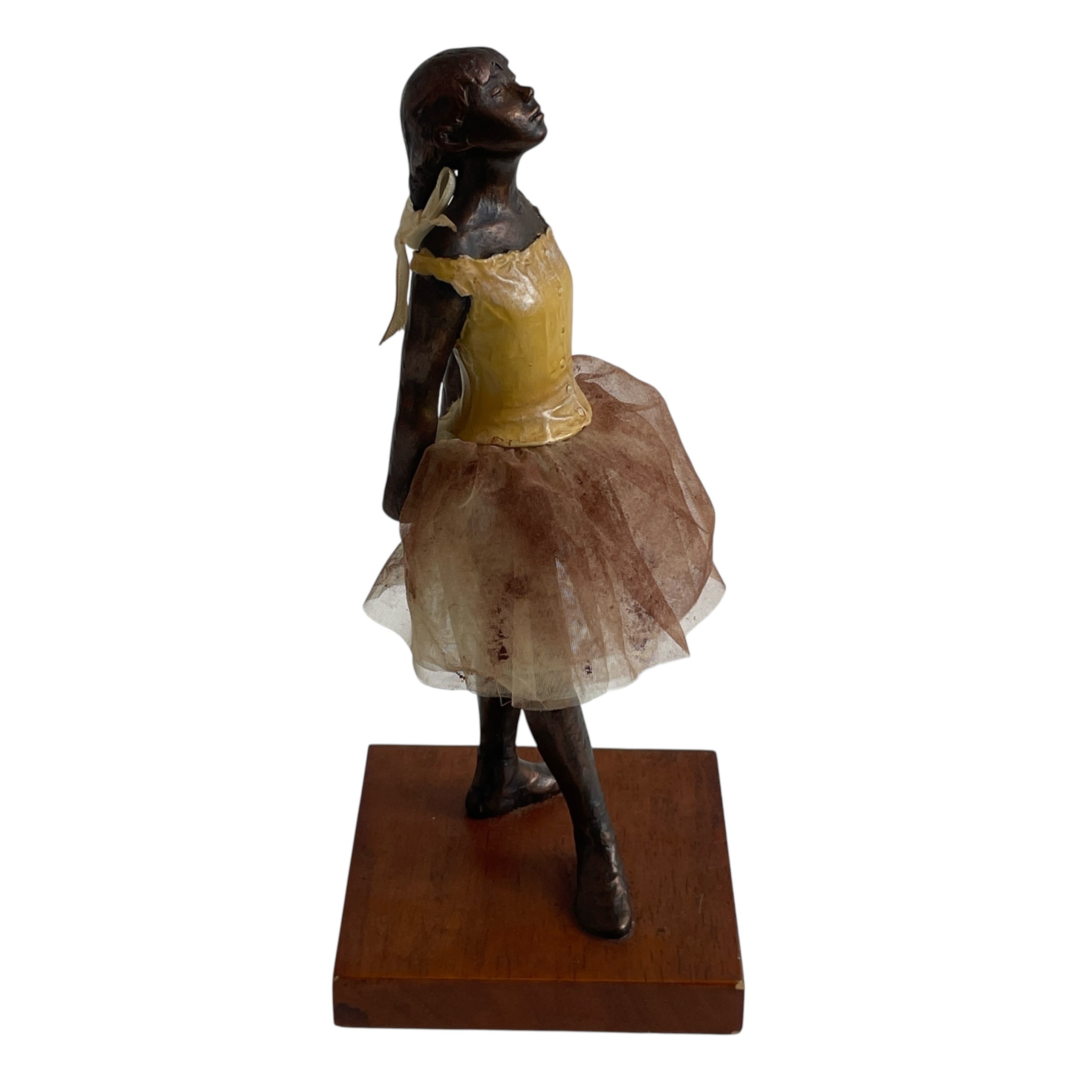 Vintage Dutch Decorative Resin Reproduction of Degas Little Dancer Ballerina by Houseion Statue c1980s / EVE 8 Vintage Dutch Decorative Resin Reproduction of Degas Little Dancer Ballerina by Houseion Statue c1980s / EVE - Image 8